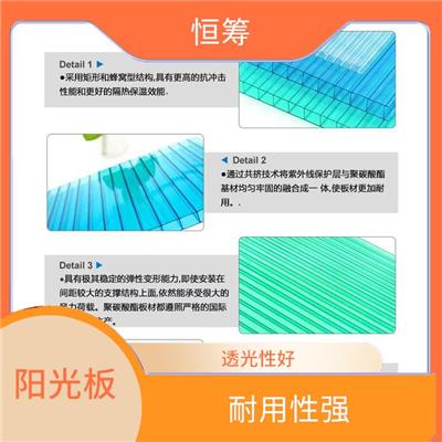 昆明PC波浪瓦阳光板价格 防紫外线 抗冲击强度好