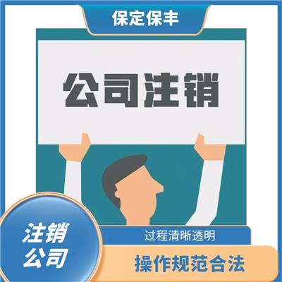 保定公司注册注销 操作规范合法 申请流程简单