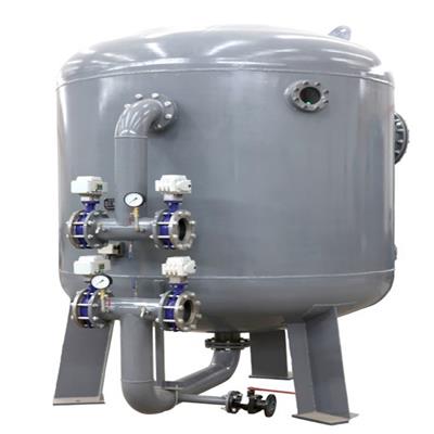 大型工业水过滤罐 浅层石英砂过滤器JX-2000德州