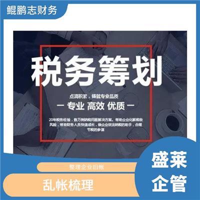 深圳福田罗湖帐务梳理上门服务对接 盛莱企管 一对一跟进办理