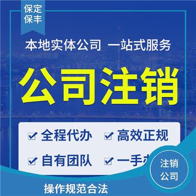 保定注销的公司 满足客户需求 全程陪同办理