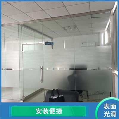 单玻璃隔断不锈钢包边 *固牢 设计方便