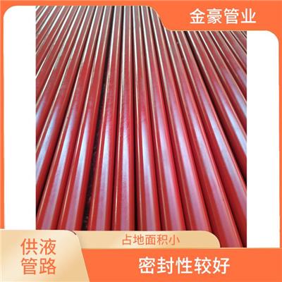 无锡27SiMn外涂塑管 管路截面积大 一般采用多重安全措施