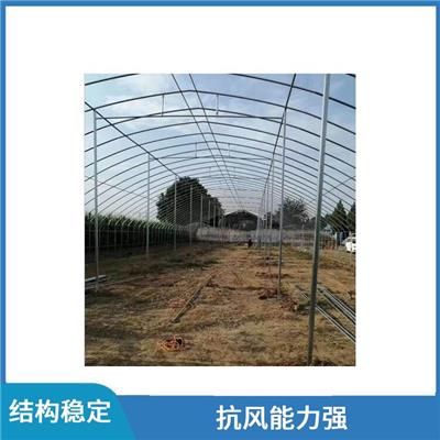 承德简易连栋大棚建造 上门安装 简易钢架大棚