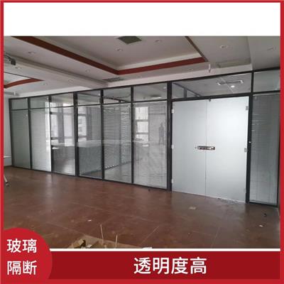 榆次区办公室玻璃隔断安装 透明度高 稳定性高