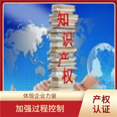 云南知识产权认证申请 扩大市场份额