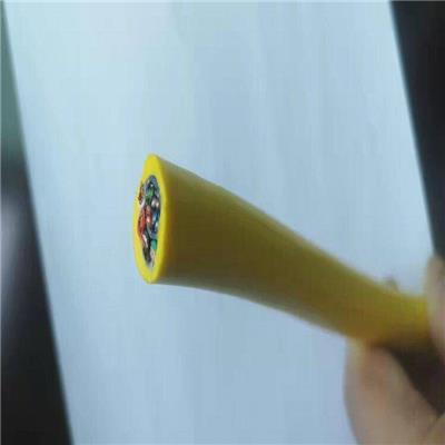 定制电缆反复移动柔性PUR聚氨脂护套六类网线＋4芯电源复合线