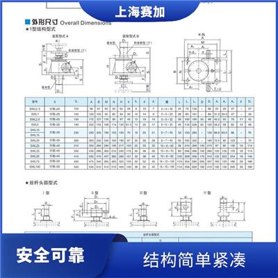 金华JWM050蜗轮丝杆升降机 操作简单方便 易于制造和维护
