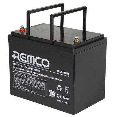 德国进口REMCO蓄电池RM12-105 免维护 12V105铅酸蓄电池