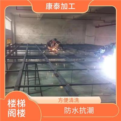 重庆北碚区钢结构阁楼楼梯定做 方便清洗 坚固耐用