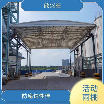 电动伸缩式雨棚 耐腐蚀 安装方便 加工成型方便