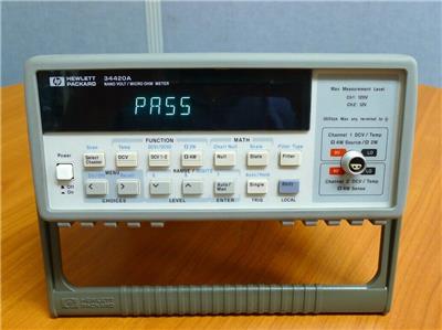 安捷伦Agilent 34420A七位半数字纳伏表/微欧表
