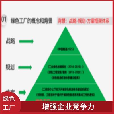 浙江绿色工厂申请资料 扩大市场份额