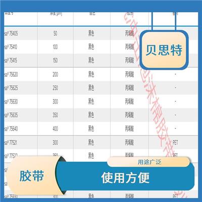 南京布基双面胶带厂家 化学性能稳定