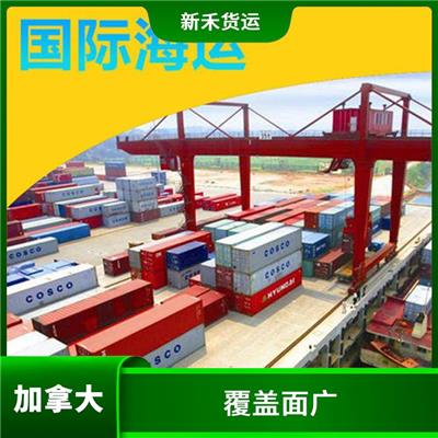 加拿大海运物流 提高商品的快速交付 门到门 快速到达