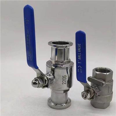 工厂订做 哈氏合金C276快装球阀 卡套式球阀 快开球阀