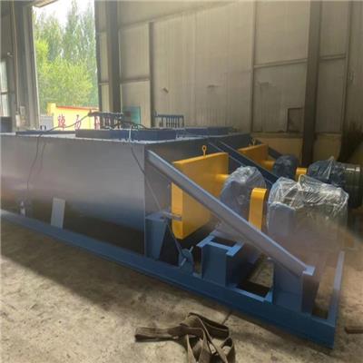 卧式粉尘加湿机 单轴粉尘加湿搅拌机 干灰固体颗粒物料加湿设备