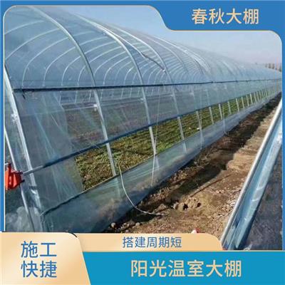 阳泉蔬菜大棚建造 新型春秋大棚 承载力大