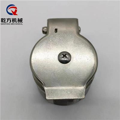 *除尘系统清扫配件DN50HV清扫口不锈钢墙阀吸尘阀口