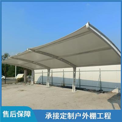 焦作 膜结构看台车棚 伸缩自如可上门安装