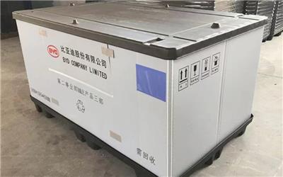 新能源风电汽配件用导体级围板箱高承重抗压可堆叠货物周转天地盖