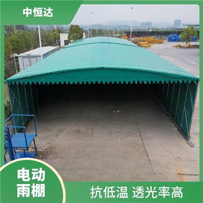 开封 电动雨棚 球场遮阳雨蓬 稳定性高使用寿命长