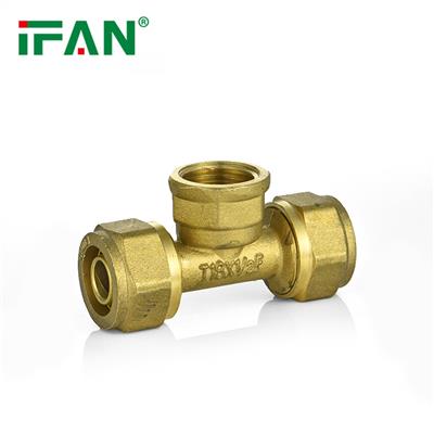 IFAN PEX管件煤气卡套内牙三通 16-32MM 价格合理高质量