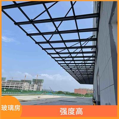 重庆北碚区夹胶钢化玻璃棚定制 不需维护 耐候性好