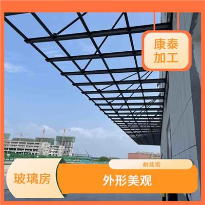 铝合玻璃金雨棚生产厂家 抗腐蚀性好
