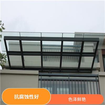重庆北碚区钢结构玻璃雨棚批发 色泽鲜艳 使用寿命长