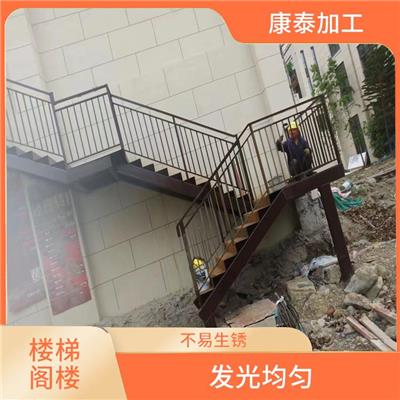 重庆钢结构楼梯制作厂家 布置灵活 不易变形