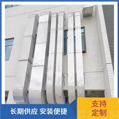 青岛铁皮风道 办公楼空气交换排气管道 厂家直供