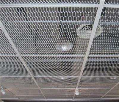 天花铝拉网加工定制_铝板拉伸网_金属扩张网吊顶