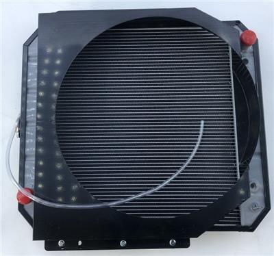 老挝沙拉湾杭叉叉车CPCD50/60/70朝柴6102发动机散热器液力铝水箱