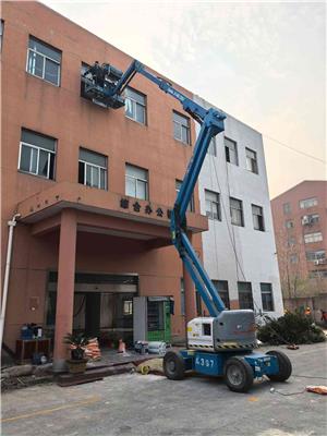 无锡常州附近出租28米14米电动曲臂登高车 包月价格