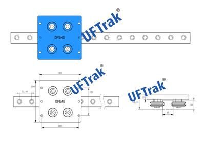 UFTrak高速滚轮导轨 DFE45