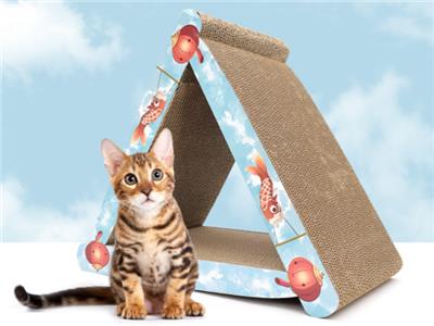 丽水折叠式猫抓板生产厂家 嘉兴乐优宠物用品股份供应