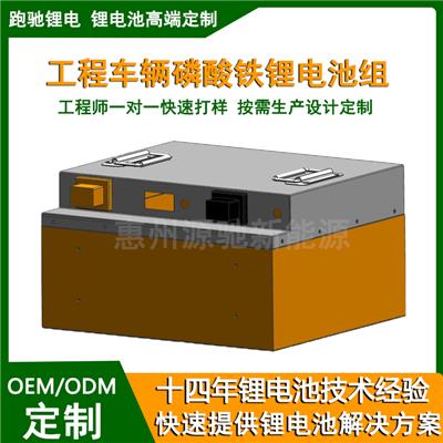 履带底盘车锂电池组工程电动运输车48V300Ah磷酸铁锂电池组