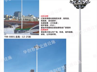 四川高防护路灯厂家 来电咨询  四川华创智慧交通设施供应