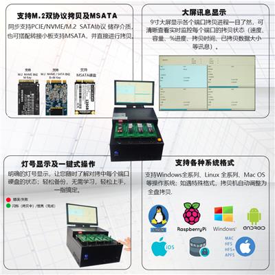 安诺利高速硬盘拷贝机快可达18GB每分钟支持M2双协议NV400