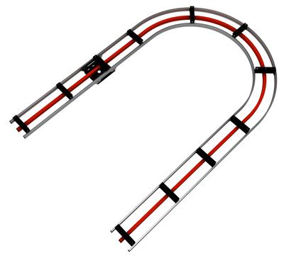 U型轨道式红外线短波烤漆灯可定制移动烤房灯